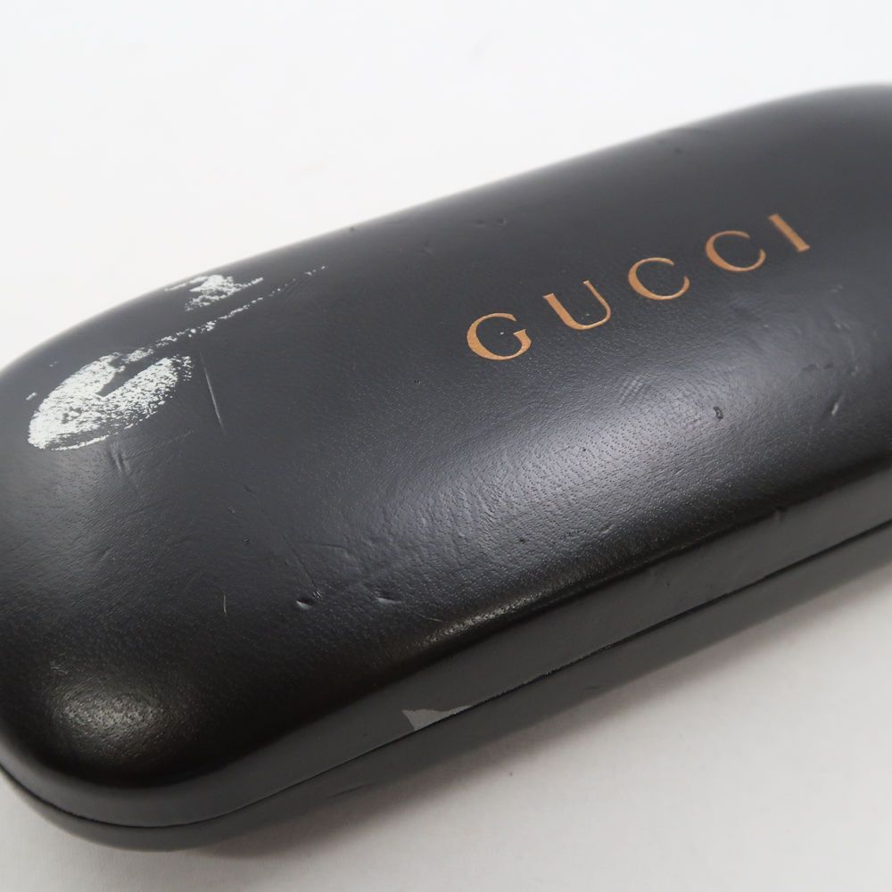 美品 GUCCI グッチ GG-9605J メガネ 54□16 136 度入り チタン ボルドー系 メンズ AT653 