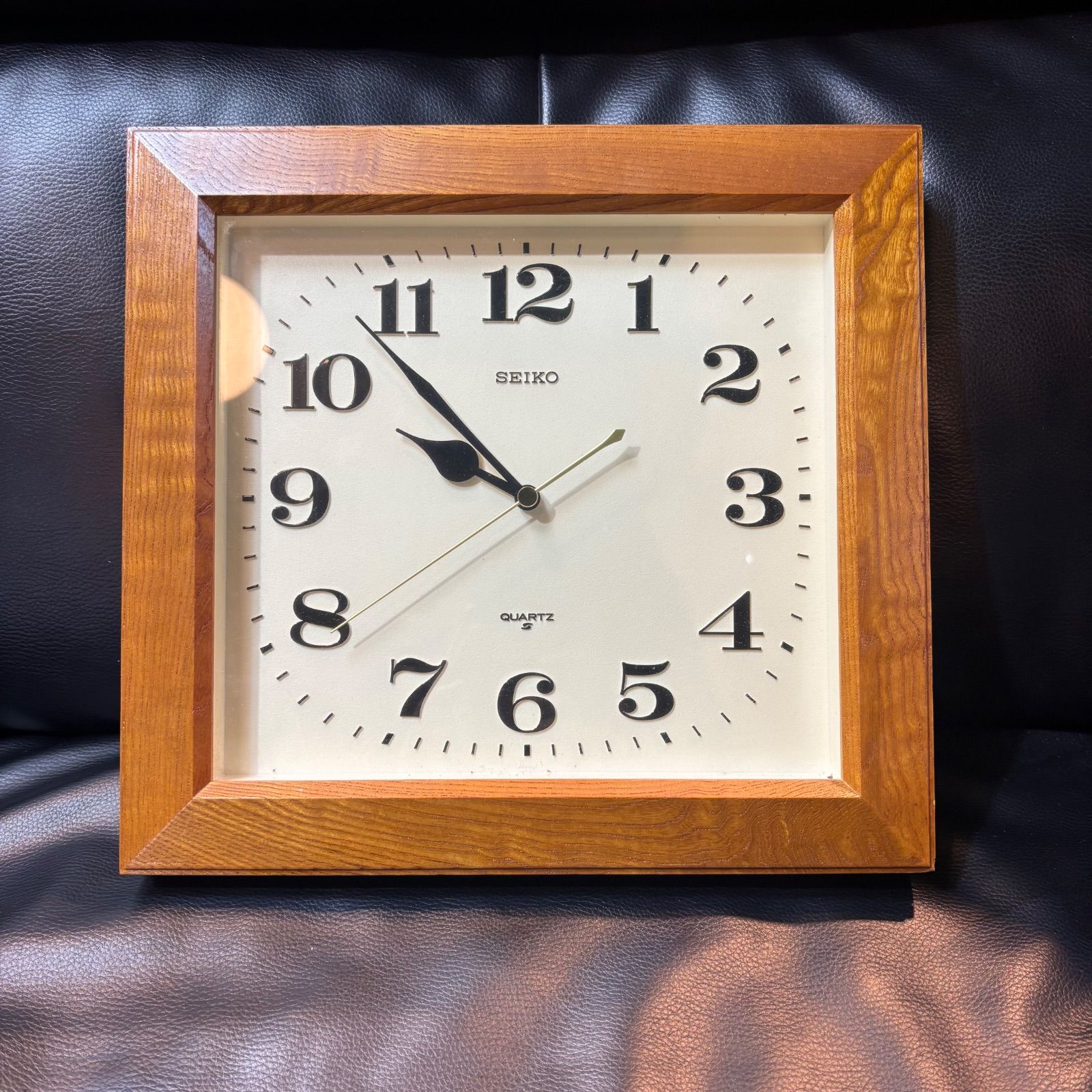 ヴィンテージSEIKO掛け時計 SEIKO 壁掛け時計 赤 昭和レトロ 当時物実動 ヴィンテージ SEIKO