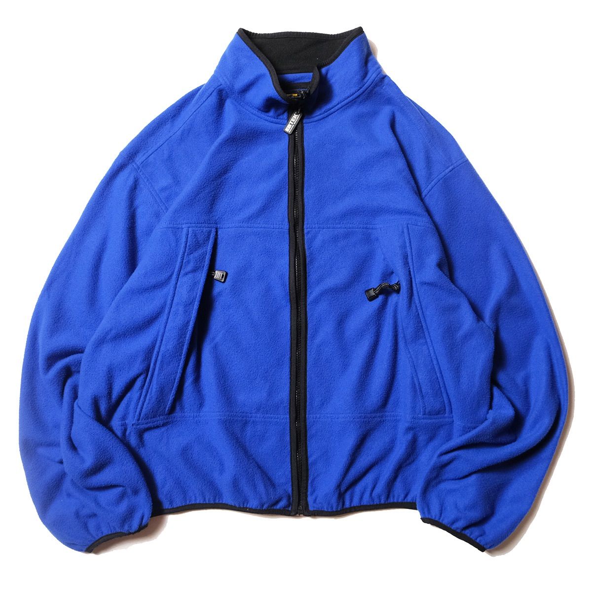 USA 古着 エディーバウアー アウトドア フルジップ フリースジャケット USA製 90年代 Eddie Bauer エディーバウアー ビッグ襟 フルジップ