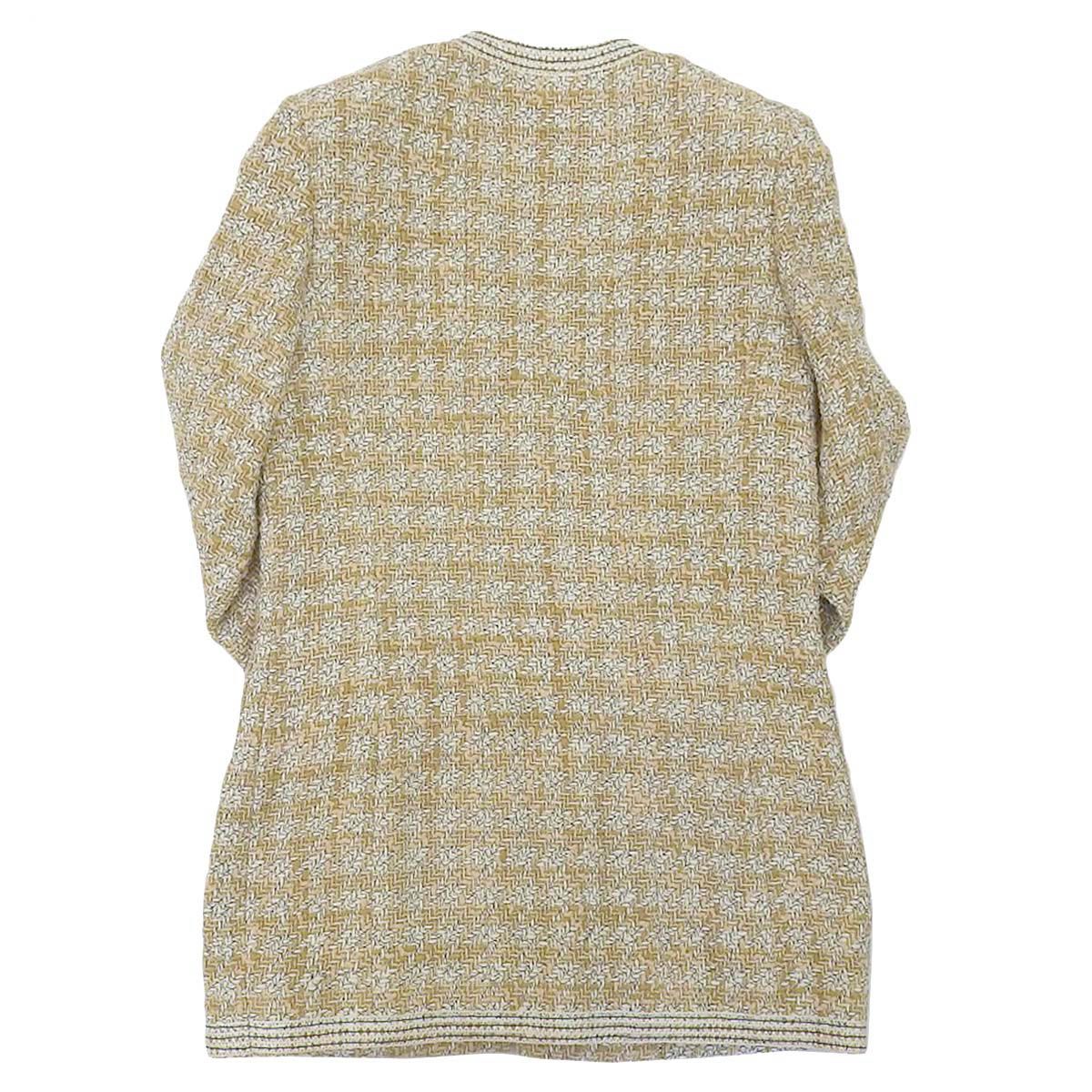 シャネル ココマーク ツイード ノーカラージャケット レディース  