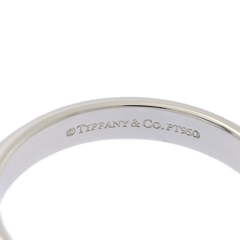 ティファニー TIFFANY PT950 5号 ミルグレインバンドリング 83 ティファニー TIFFANY PT950 5号 ミルグレインバンドリング 83