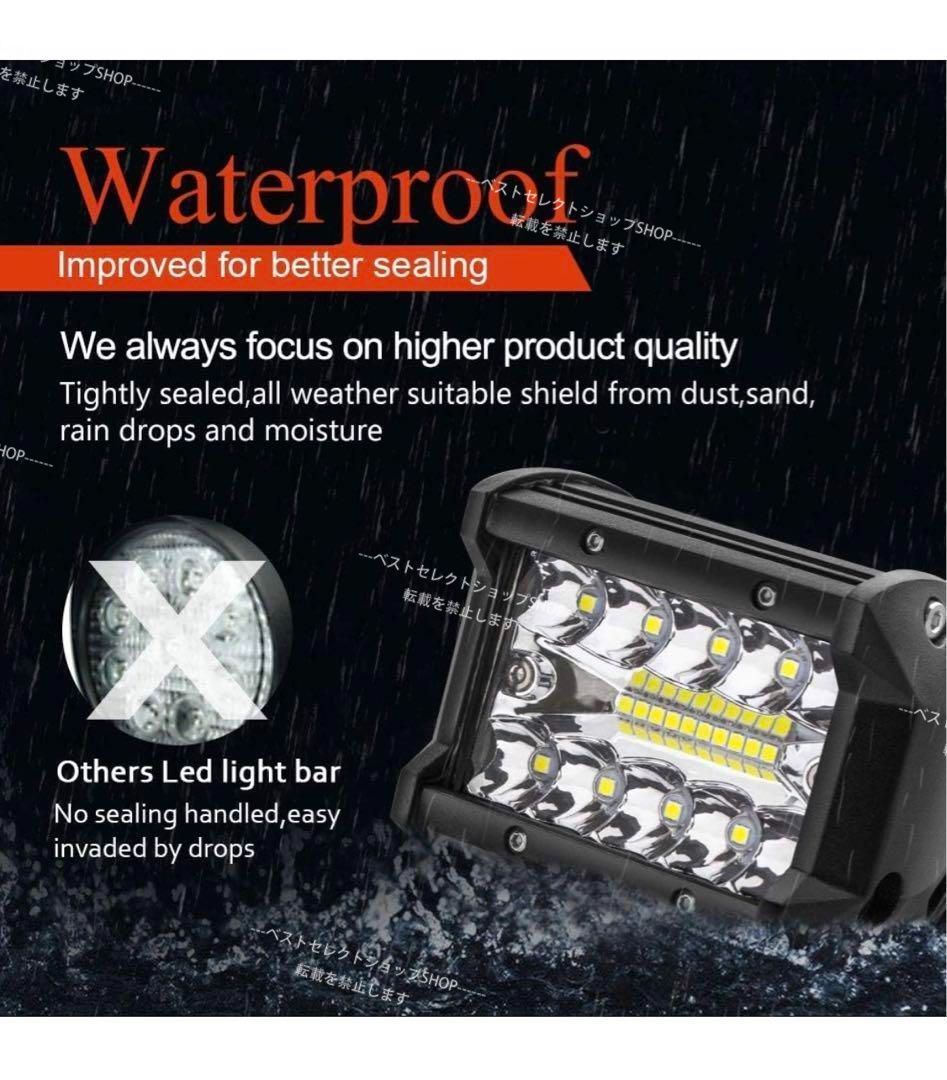 ワークライト60W LED作業灯 狭角30度タイプ20連ジムニーランクル他 