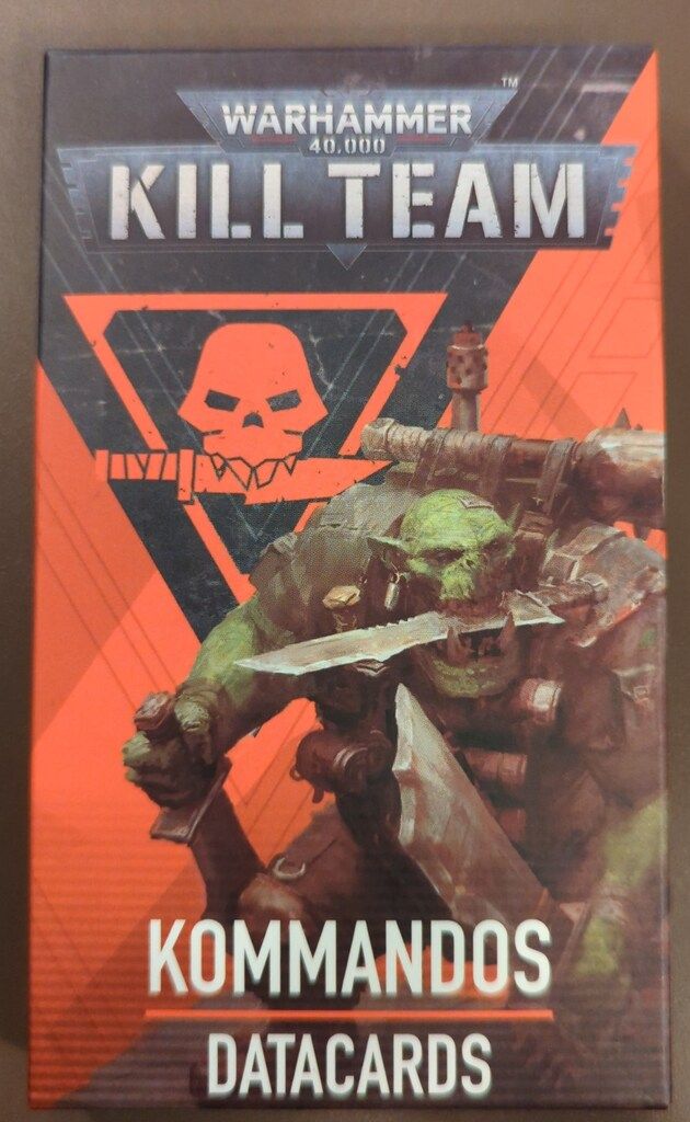 GAMES WORKSHOP WARHAMMER40000 KILL TEAM（2024） KOMMANDOS DATACARDS(ENGLISH)