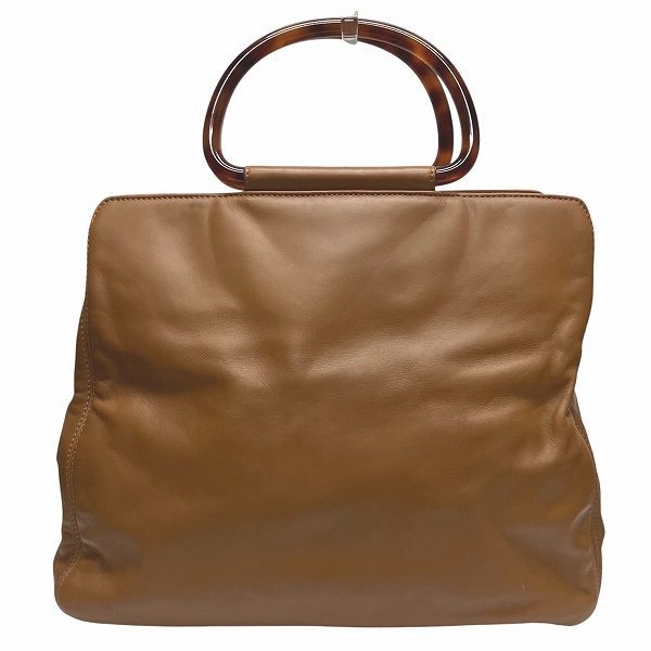 シャネル CHANEL ココマーク ウッドハンドル ブラウン バッグ ハンドバッグ レディース