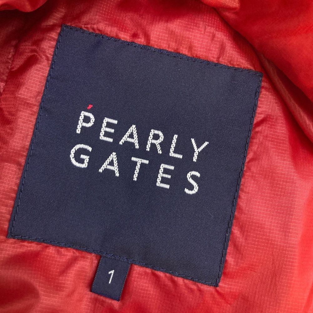 PEARLYGATES赤 ダウンジャケット レディース PEARLYGATES赤 ダウンジャケット レディース PEARLYGATES赤