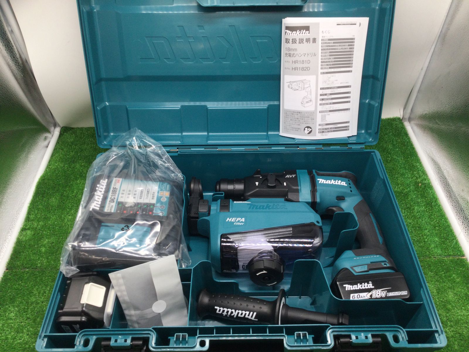 領収書発行可】☆Makita/マキタ 18v18㎜充電式ハンマドリル HR182DRGXV