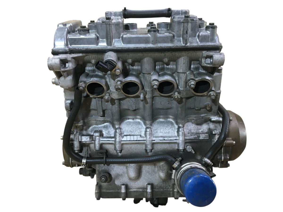 ZX-6RR ZX600K 03-04 低走行126km 実動 エンジン 吹け上り良好 鋳造ピストン バックトルクリミッター付 2750-Z4302