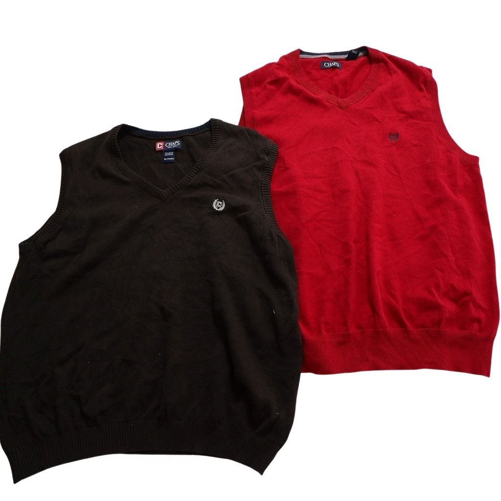 古着卸 まとめ売り チャップス ニット 6枚セット (メンズ XL ) フェア