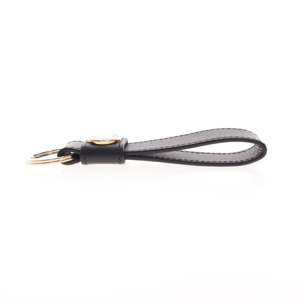 ロエベ　アナグラム　レザー　キーホルダー　キーリング　チャーム　ブラック 未使用級 入手困難 / LOEWE ロエベ アナグラムカラビナ