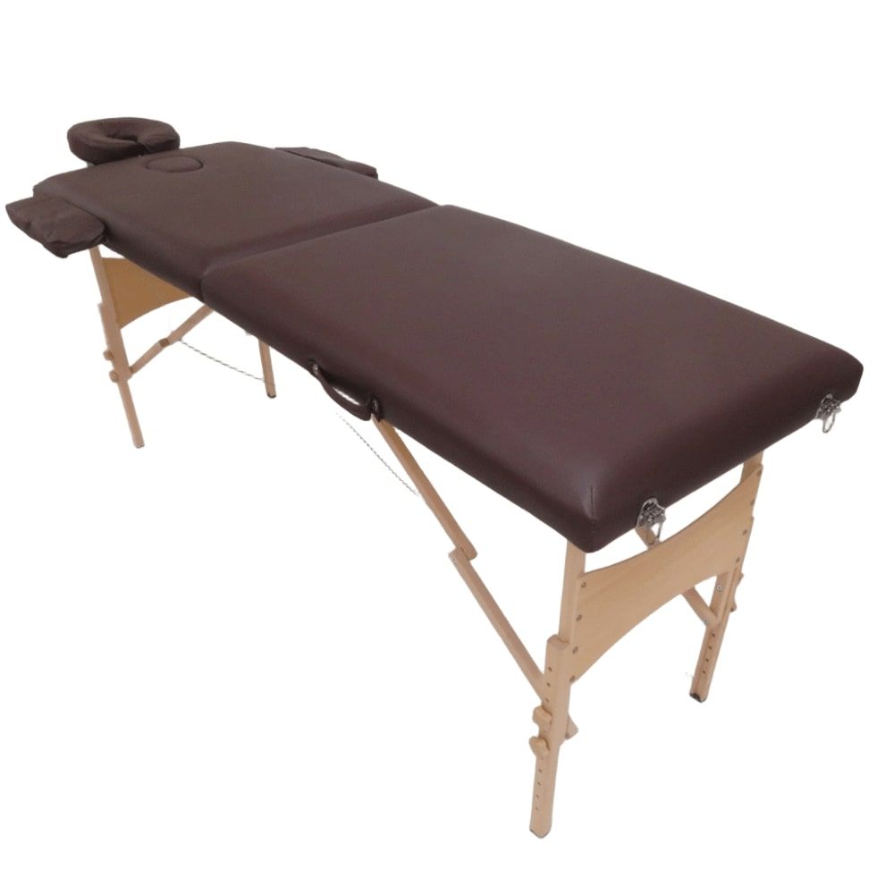 家具 コンパクトマッサージベッド ブラウン TAN-843(BR) キャリー