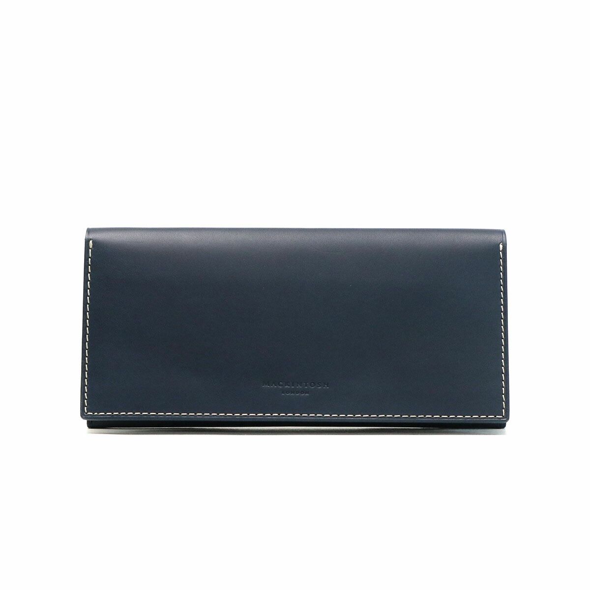 マッキントッシュ ロンドン 長財布 MACKINTOSH LONDON ONE ワン 束入れ 財布 本革 革 かぶせ メンズ レディース WMKL6060032 ネイビー(86)