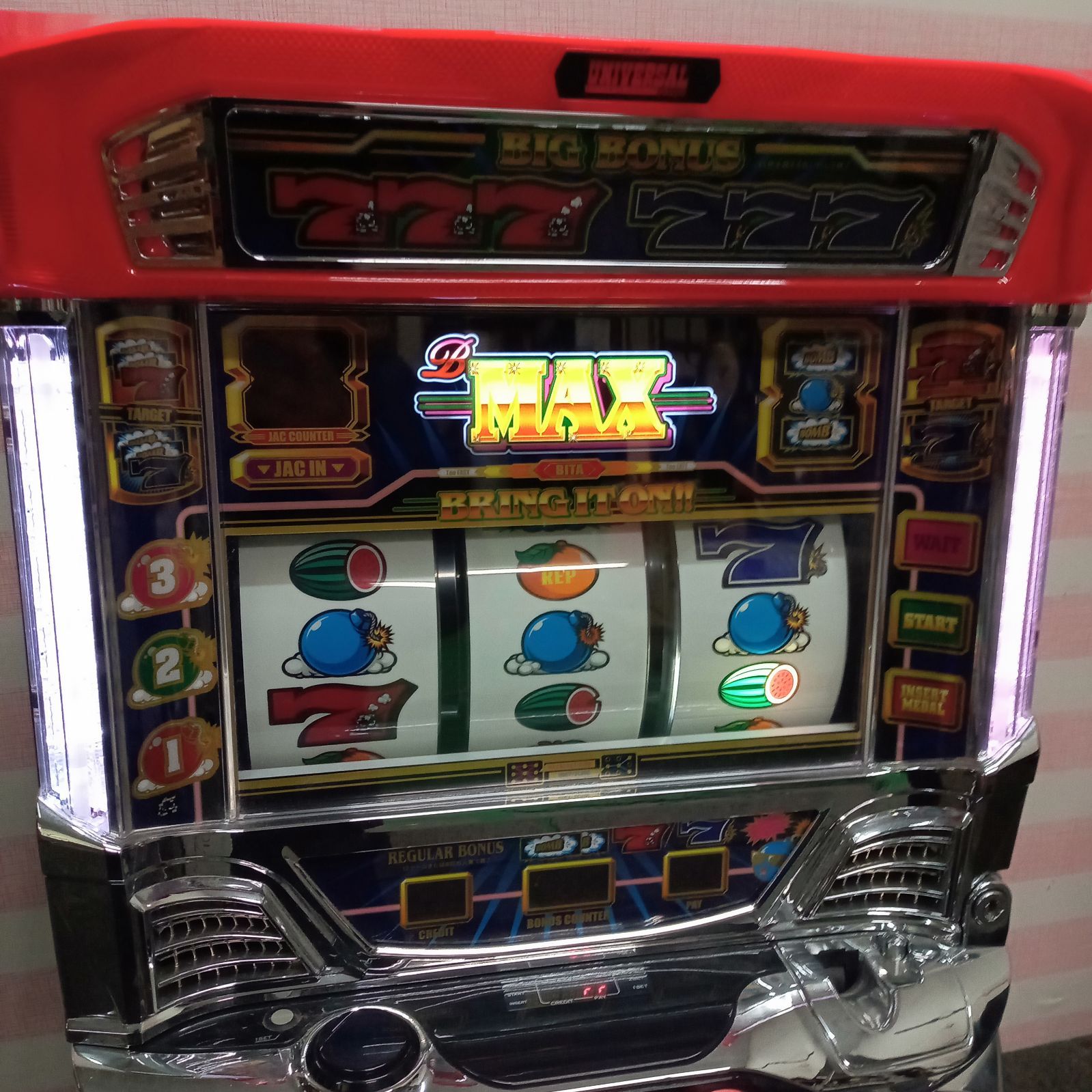 アクロス　ビーマックス　5号機　パチスロ　実機 希少品 B-MAX ビーマックス 5号機 目押し機 Aタイプ 動作確認
