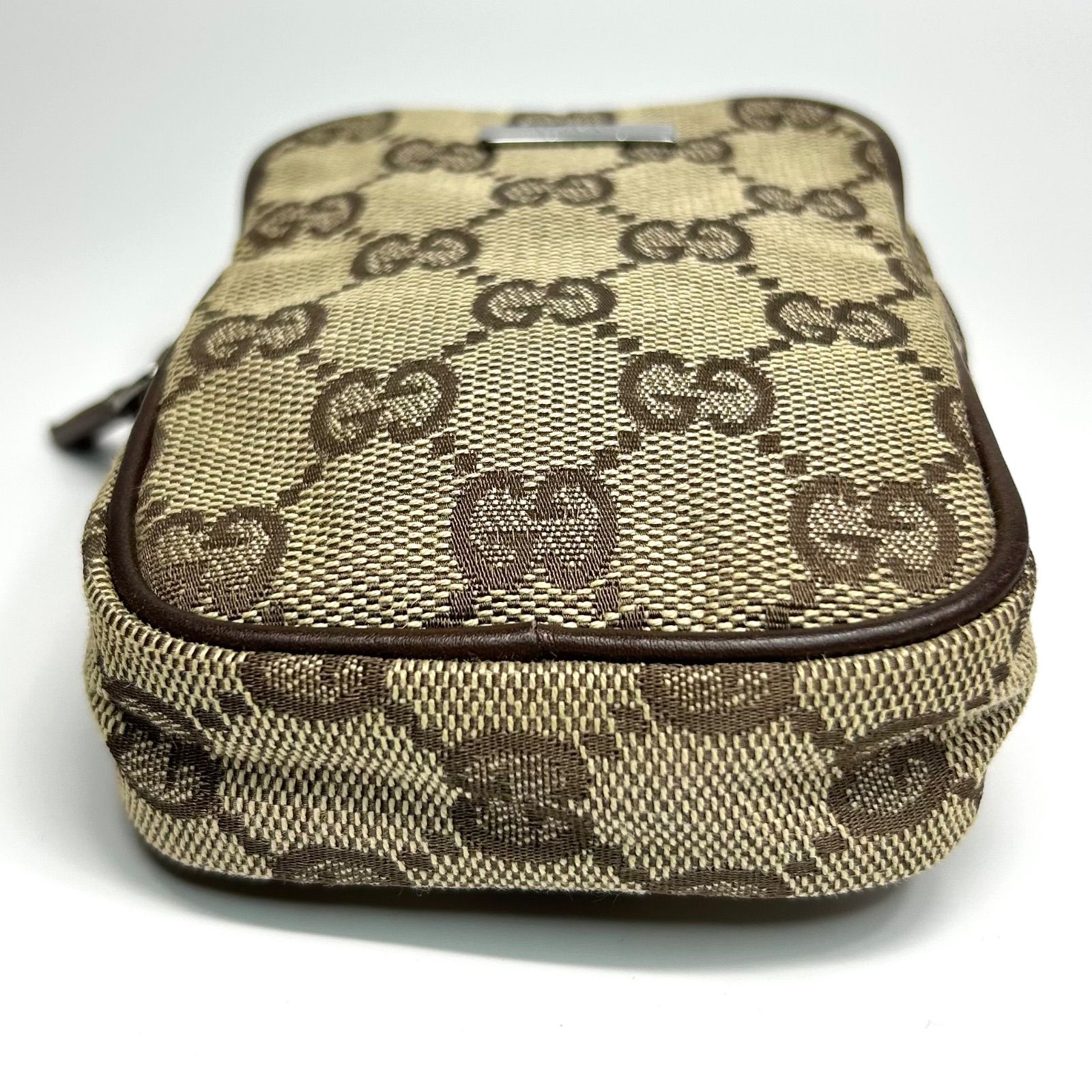GUCCI グッチ ポーチ ミニ シガレットケース GG ブラウン 74245 - メルカリ