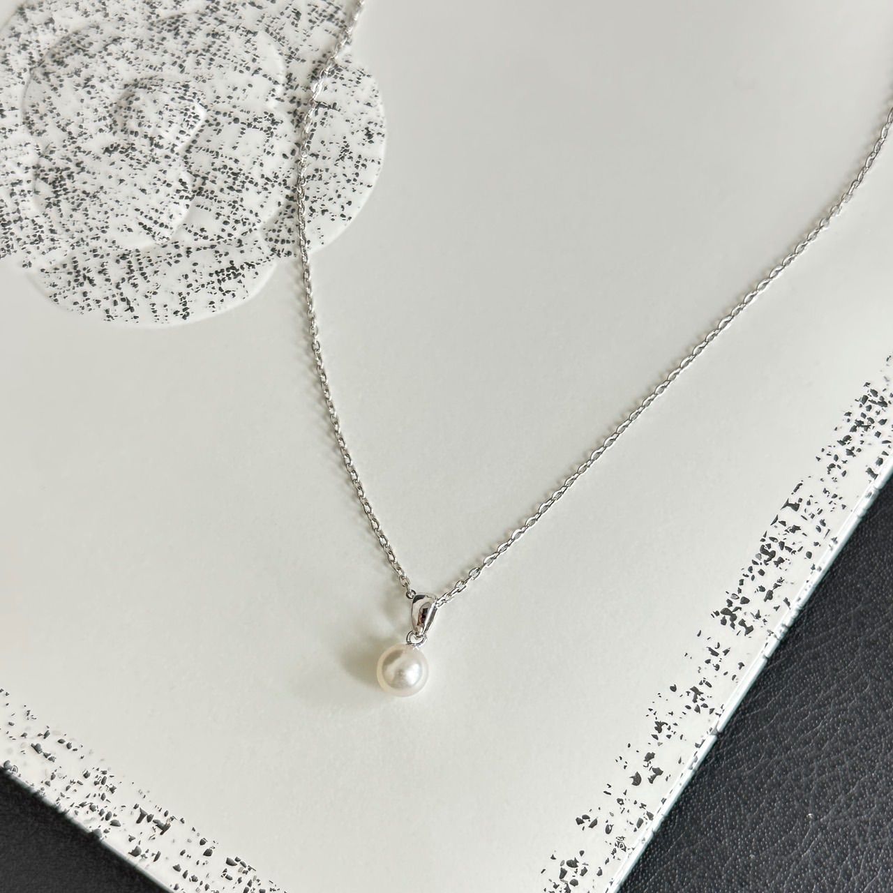 MIKIMOTO ミキモト パール ネックレス シルバー アコヤ 真珠