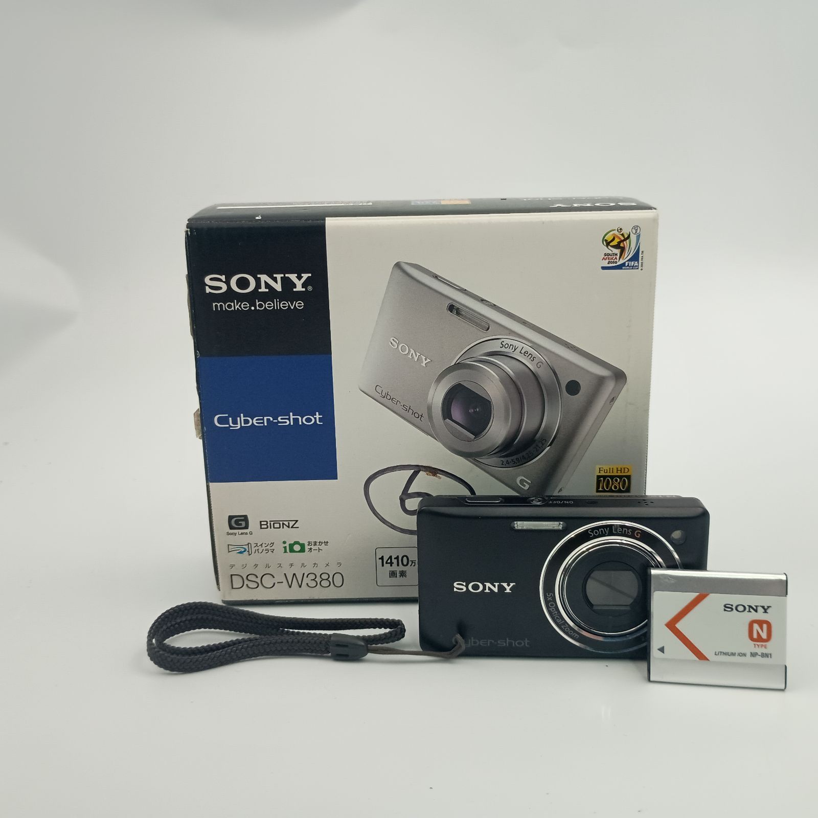 Sony Cyber-Shot DSC-W380 Compact DIGITAL Camera Black 黒 コンパクトカメラ デジカメ コンパクトデジタルカメラ デジタルカメラ ソニー サイバーショット