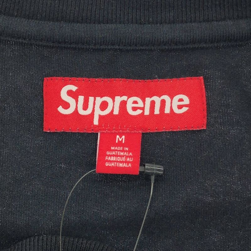 中古】SUPREME 23AW COLLAR LOGO L/S TOP M 黒[66] - メルカリ