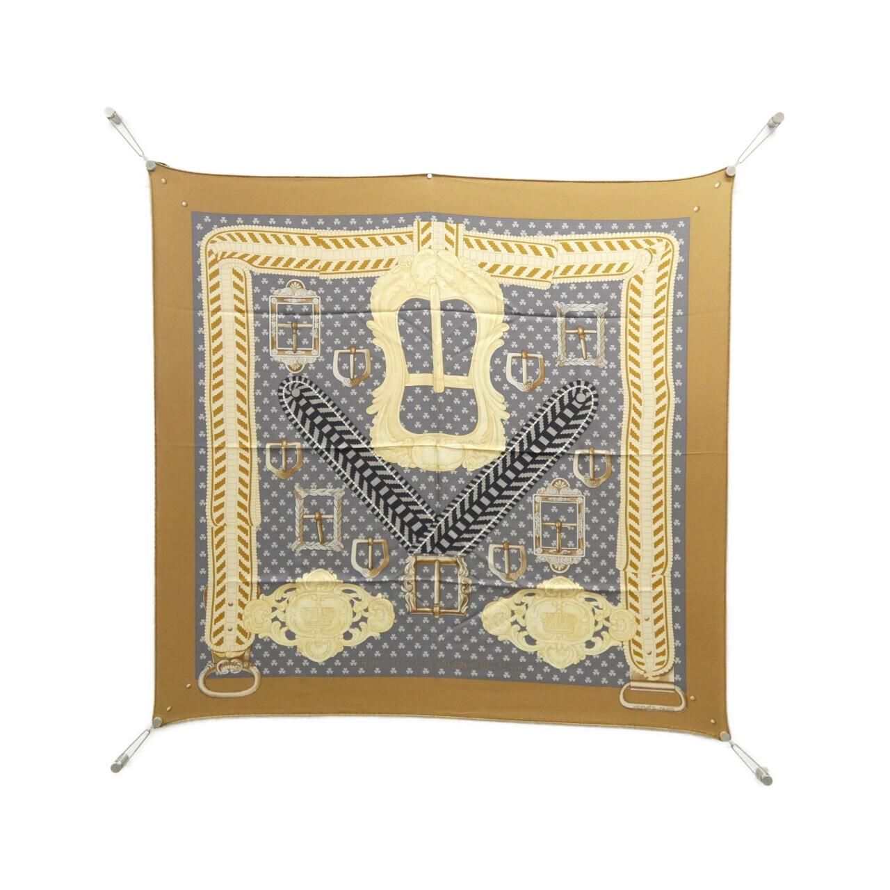 エルメス BOUCLES ET GALONS DU TSAR カレ ウォッシュ スカーフ