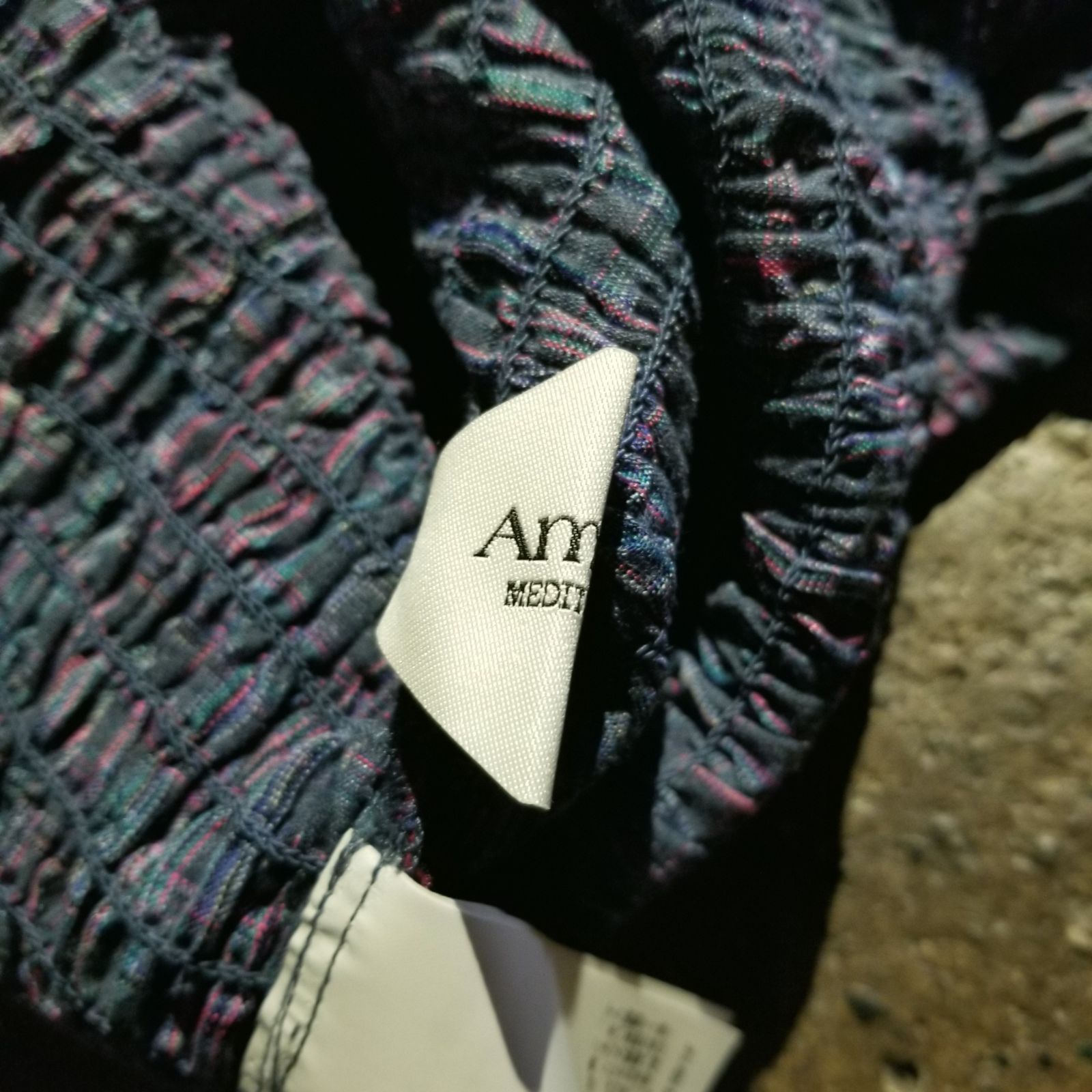 進化的な AMERI 25ss MEDI BUSTIER SET SHIRRING SHORT TOP M アメリ ビスチェ シャーリングショートトップス セット パープル 0225104810840