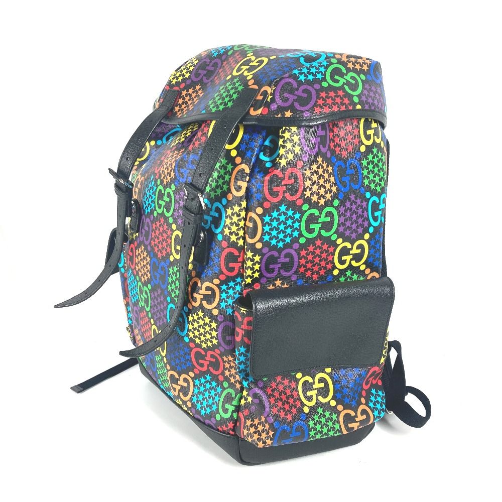 GUCCI グッチ リュックサック ロゴ 598140 PVC - メルカリ