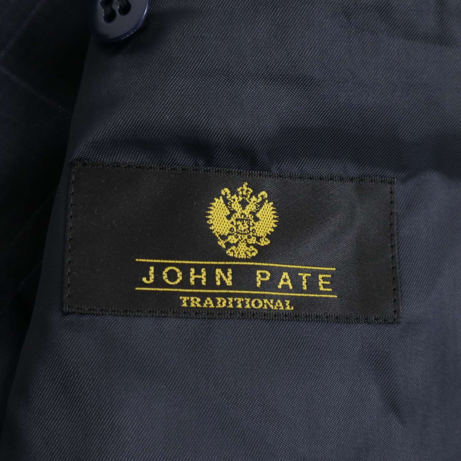JOHN PATE ジョン ペイト 通年 背抜き☆ 金釦 ウィンドウペン チェック 