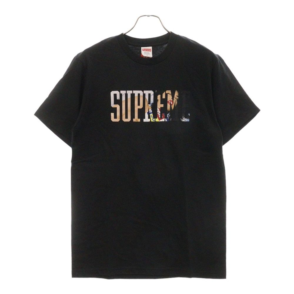 SUPREME (シュプリーム) 24AW Tera Patrick Collegiate Tee テラ・パトリック プリント半袖Tシャツ カットソー ブラック
