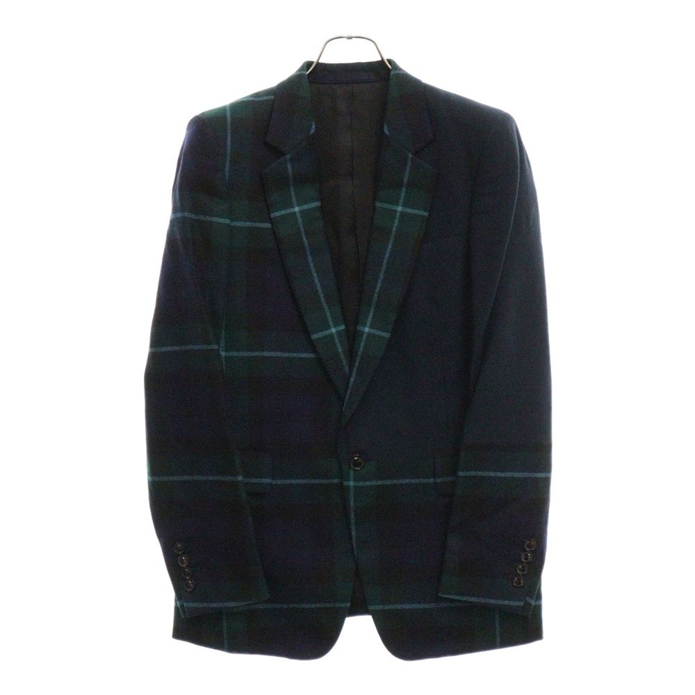 Paul Smith (ポールスミス) チェック柄 1Bテーラードジャケット グリーン PF-IS-33463
