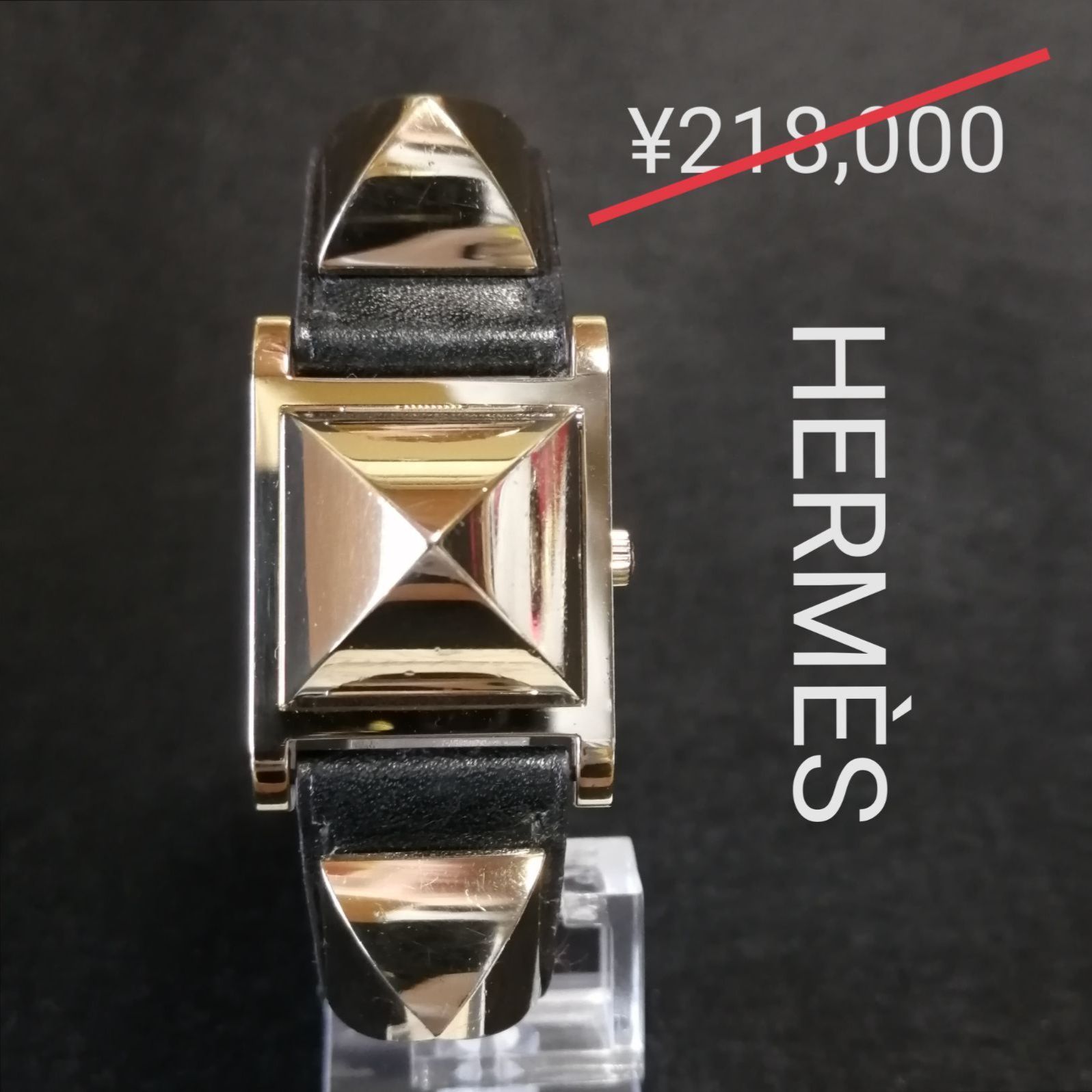 24,430円HERMESエルメス♬ケリーウォッチ♦美品♥稼働良好♪レディース腕時計●レトロ