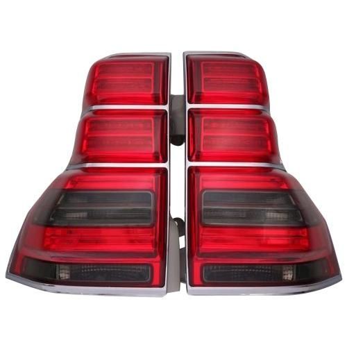 トヨタ ランクル ランドクルーザー 150系 プラド 前期 中期対応 LED テールランプ テールライト 左右 スモーク レッド TY1132-B0DE2