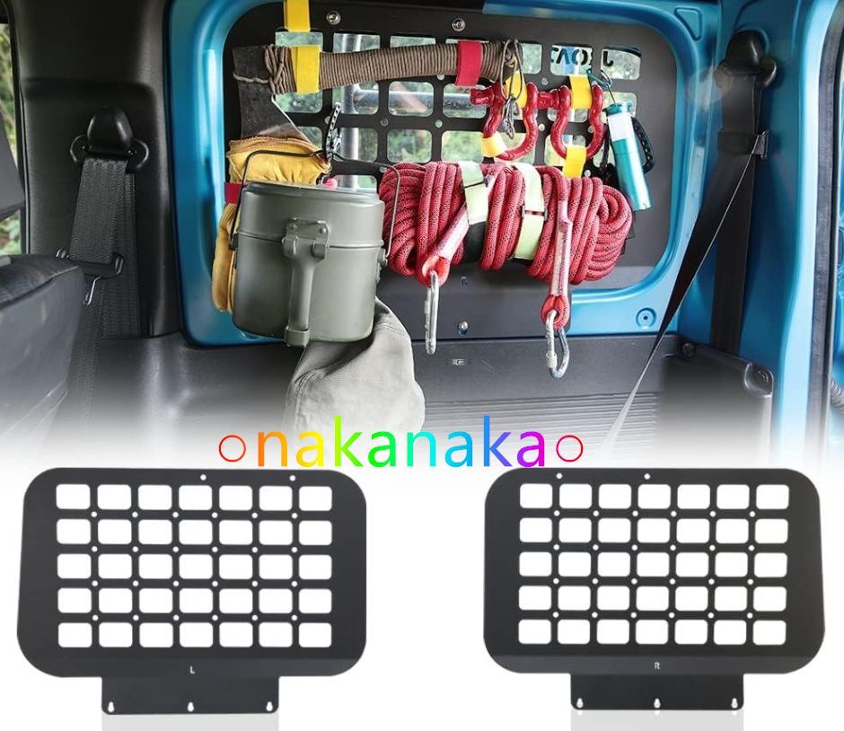 ジムニー 収納スペース 作成 アルミ ラック JB74 JB64 19-25年式