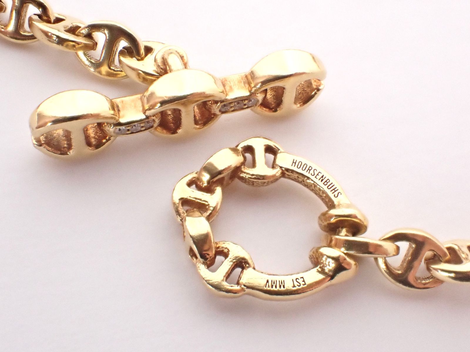 定価140万⭐️【HOORSENBUHS・ホーセンブース】18KYG＊ダイヤリング