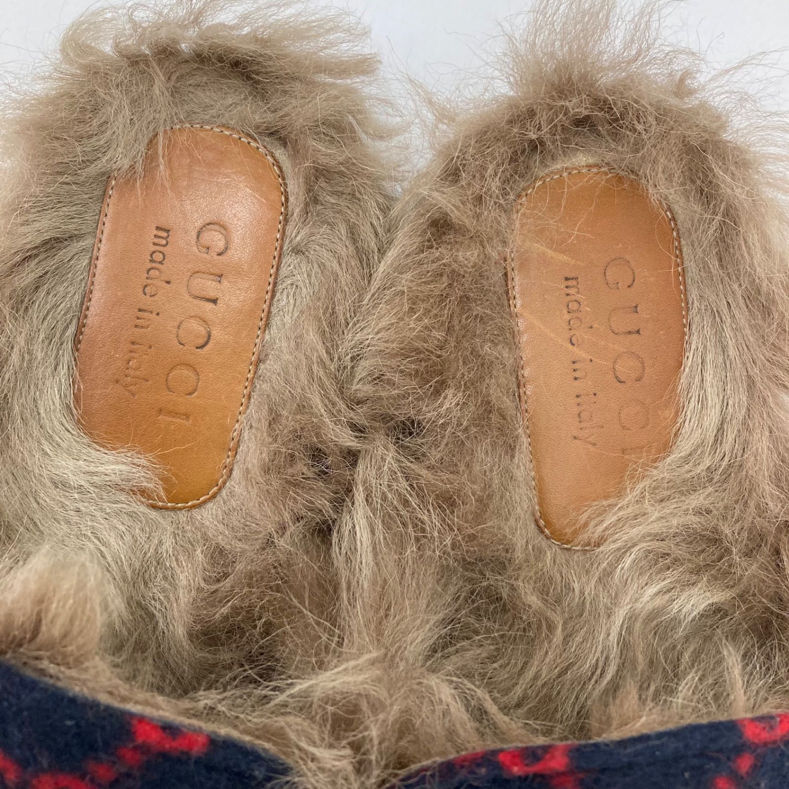 ◇GUCCI◇ プリンスタウンサンダル ファー付きGG - メルカリ