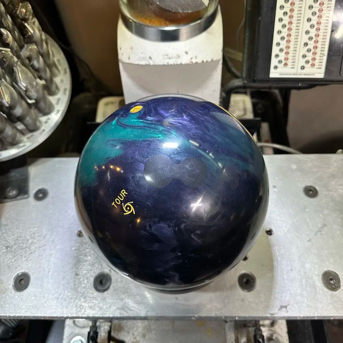 ボウリングボール 中古 ストーム ー IQ ツアー ダークグリーン 15