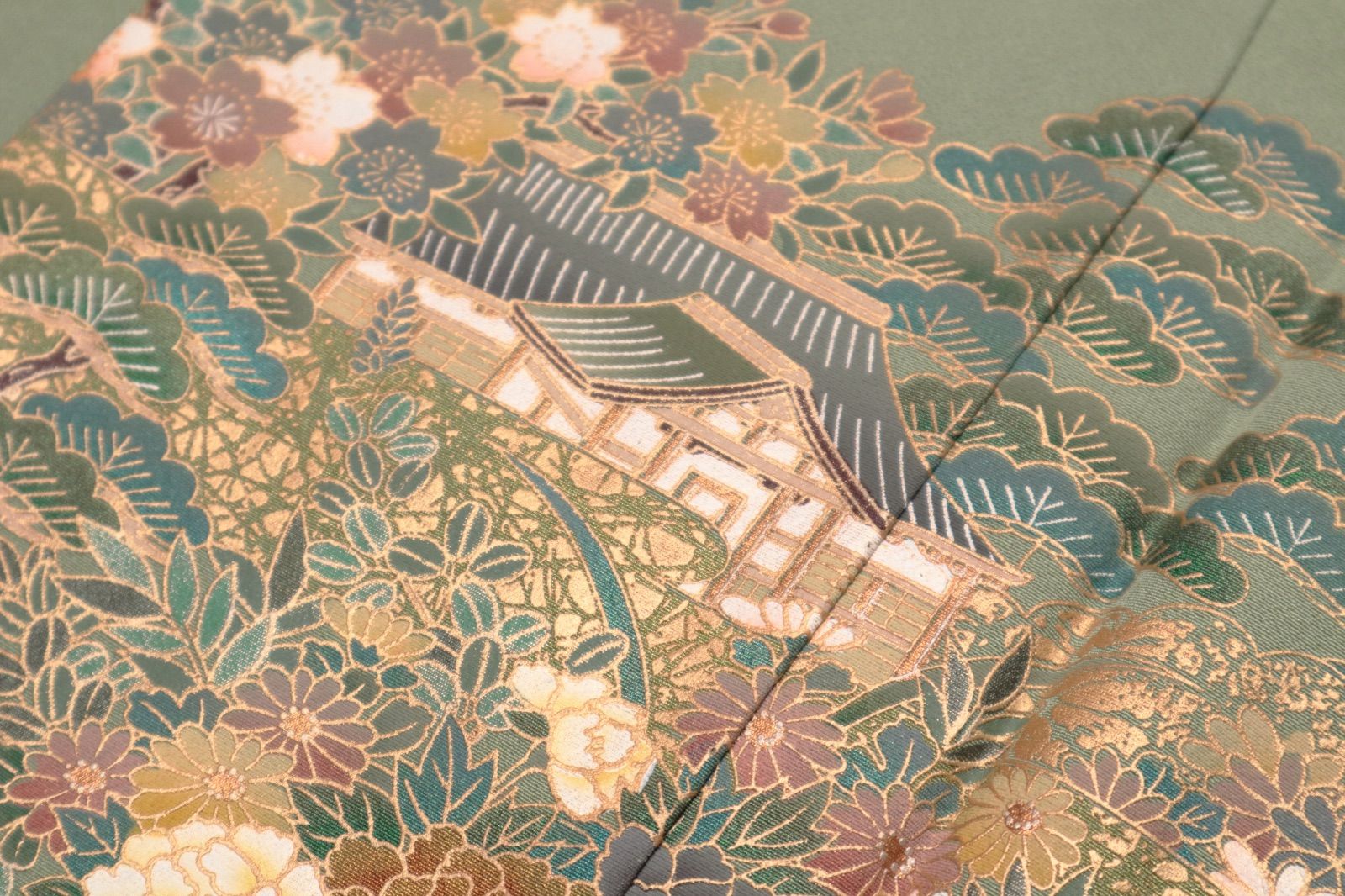 色留袖 身長153-170cm 三つ紋 it-053 色留袖 身長153-170cm 三つ紋 it