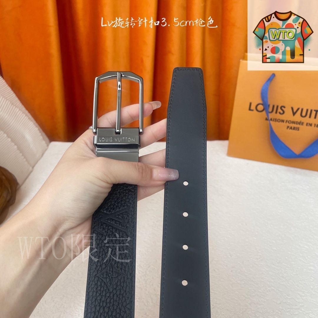 Louis Vuitton レザー ベルト 50-125 今日特価】Louis Vuitton ルイヴィトン レザーベルト-1 - メルカリ