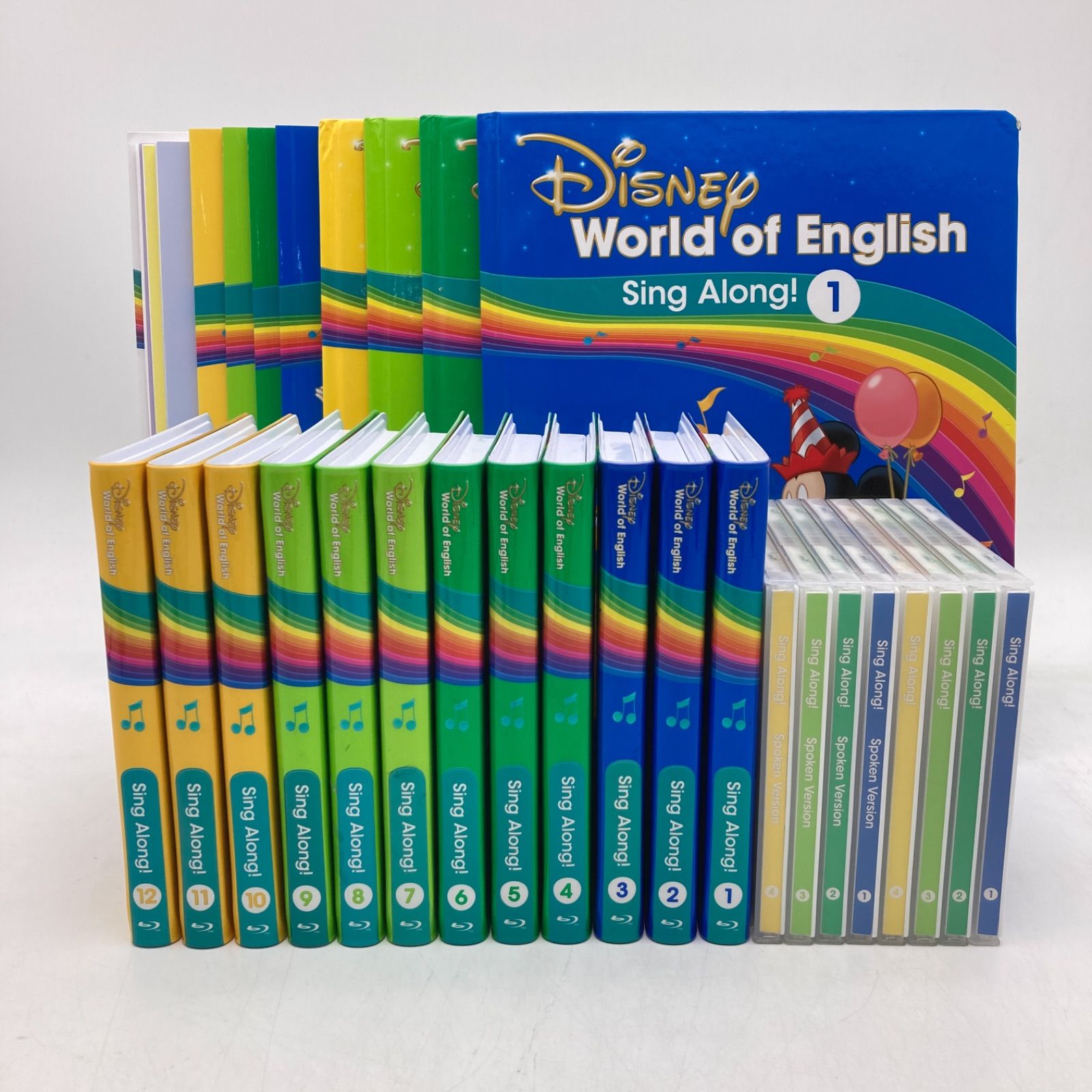 2020年 シングアロングセット ブルーレイ 絵本 CD 字幕あり ディズニー英語システム DWE Disney ワールドファミリー 400926