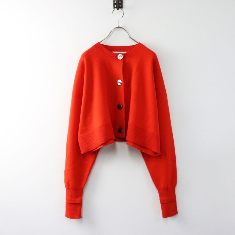 ENFOLD エンフォルド ビッグボタンショートカーディガン 25SS】ENFOLD エンフォルド / BIG-BUTTON SHORT-CARDIGAN