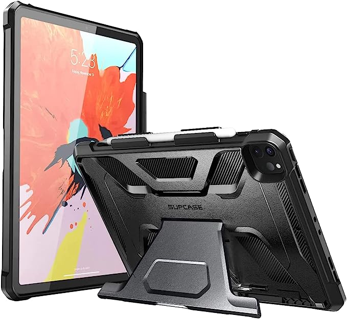 人気超絶 iPadPro 12.9(2021年発売) 黒 SUPCASE iPad Pro 12.9 ケース