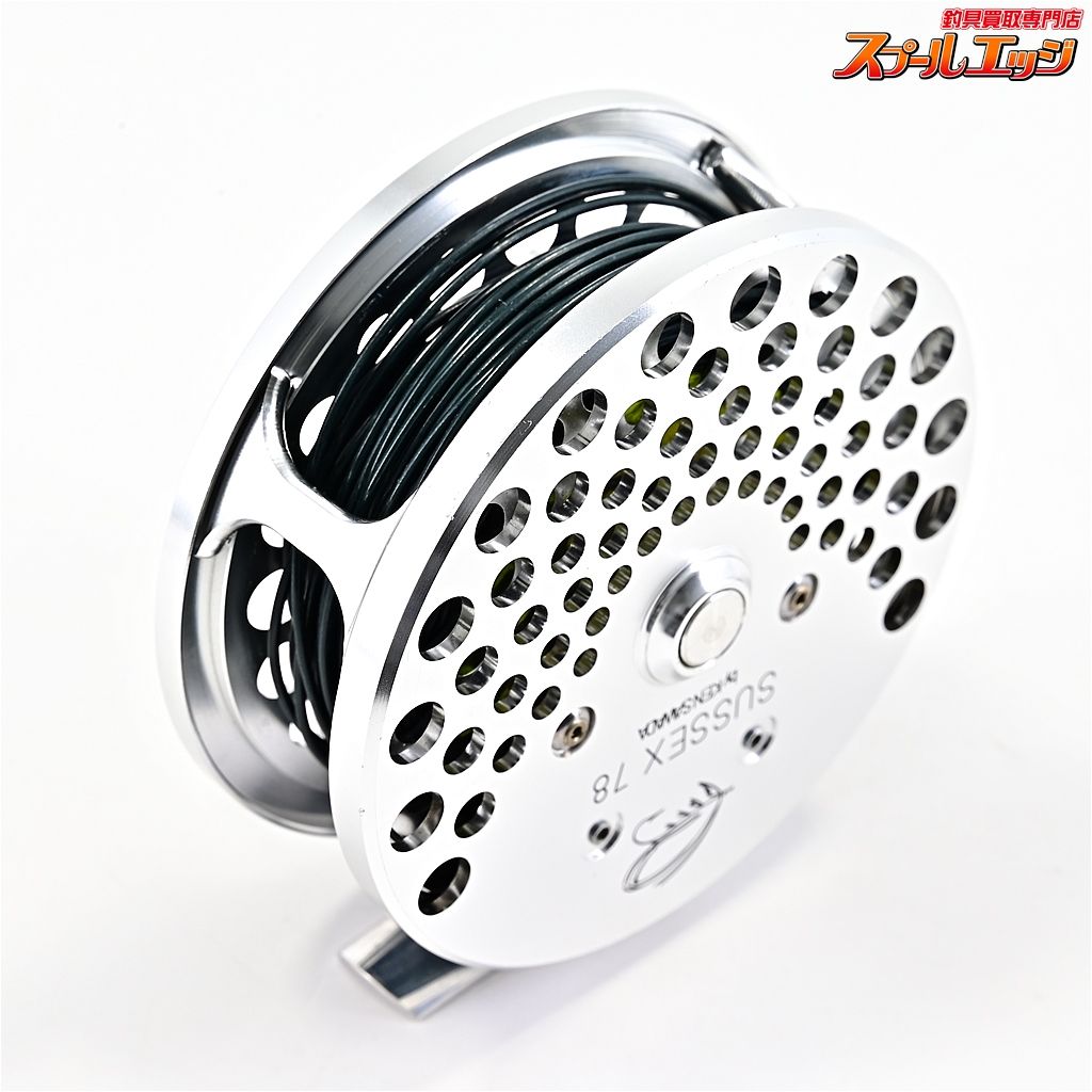 新品未使用　フライ　オーバーヘッド用　ケンサワダDST-10-Ⅰ 25m 【ケンサワダ】 サセックス 78 左右兼用 フライリール SUSSEX by