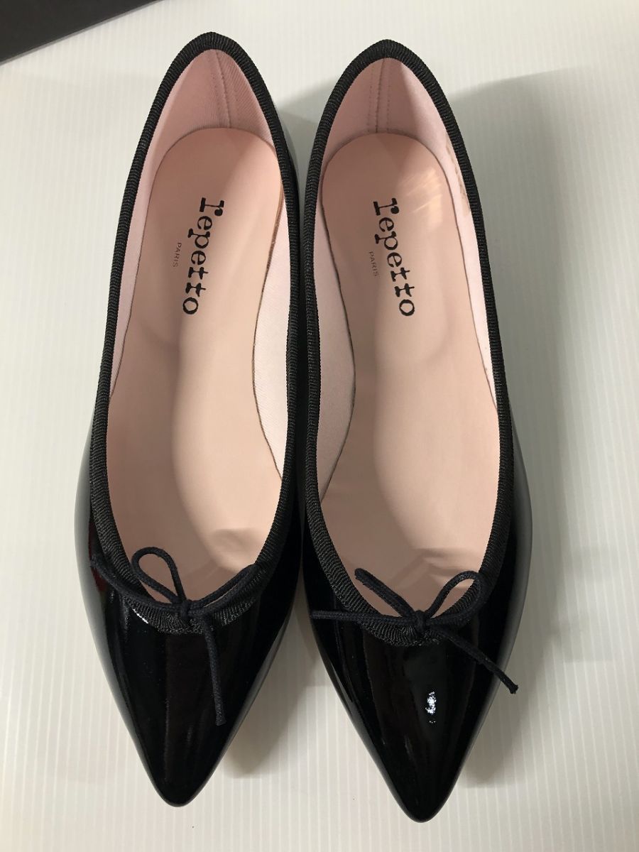 Repetto レペット エナメルパンプス ブラック 黒 サイズ39 24.5