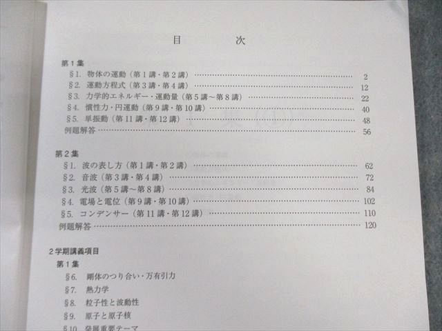 代々木ゼミナール 代ゼミ ハイレベル物理/問題演習 テキスト通年