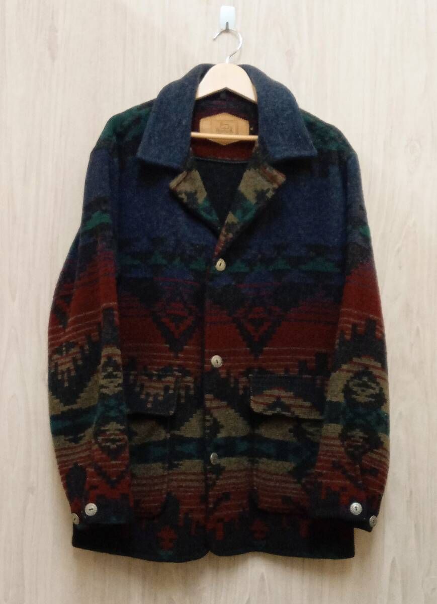WOOLRICH|ウールリッチ|ジャケット|15018|ネイティブ柄|コンチョボタン|1650-113|マルチ |Mサイズ