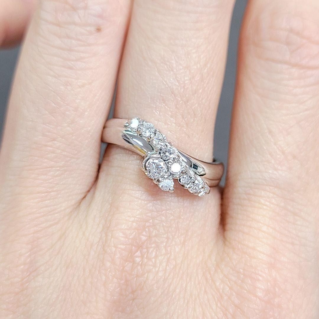 スイートテン ダイヤモンド プラチナ リング 鑑別書付 - メルカリ