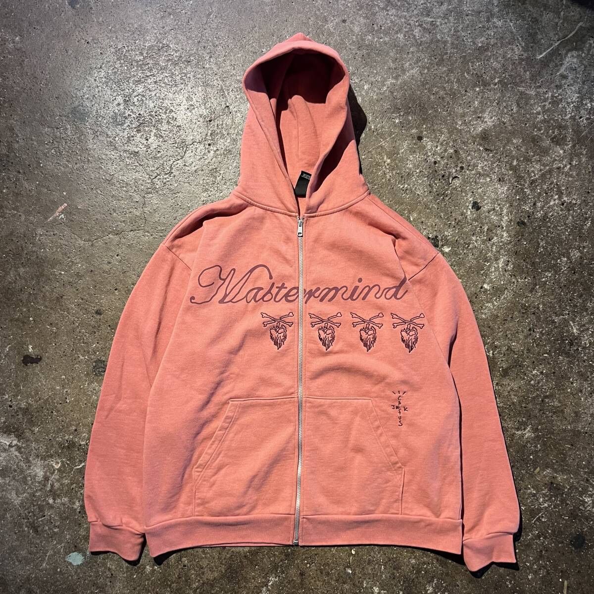 Cactus Jack ×Mastermind JAPAN Skull Full Zip Up Hoodie カクタス 