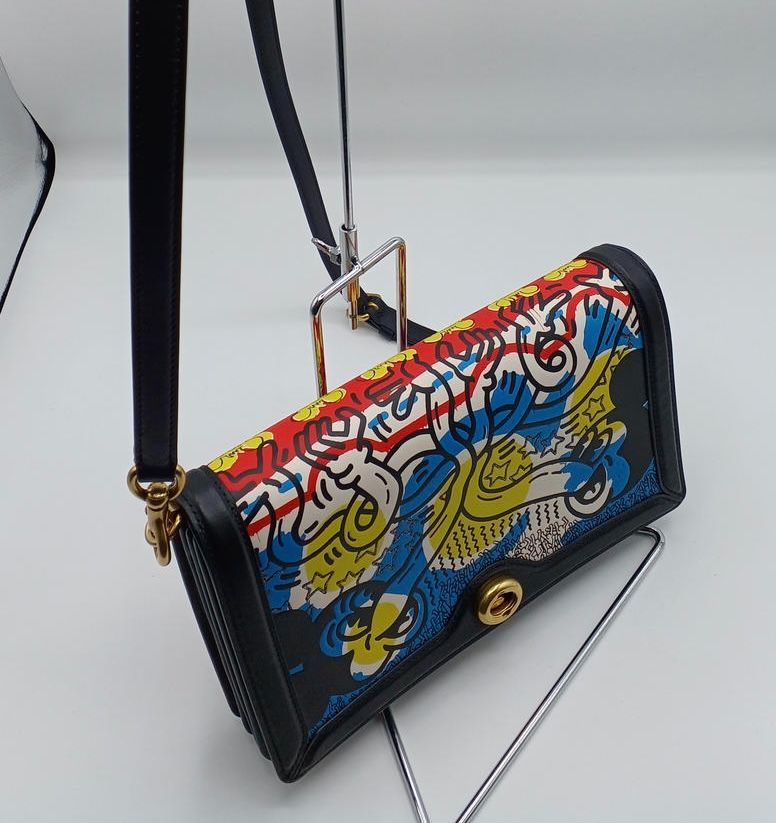 COACH ディズニー ショルダーバッグ ミッキーマウス キースヘリング 