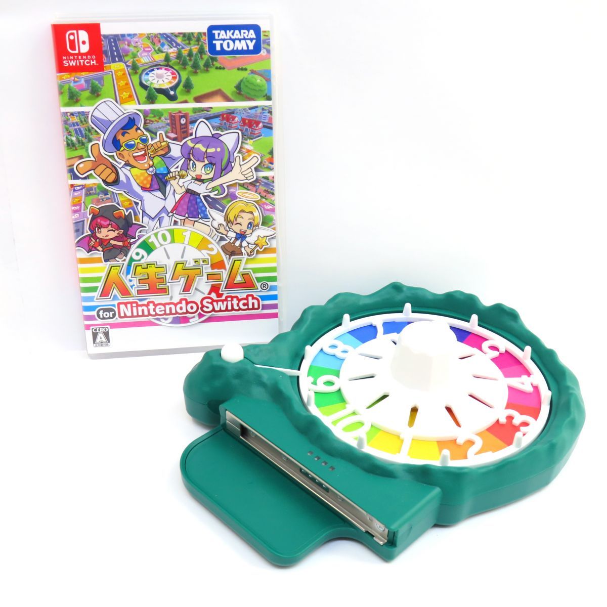 人生ゲーム for Nintendo Switch みんなで回そう ルーレットコントローラーセット