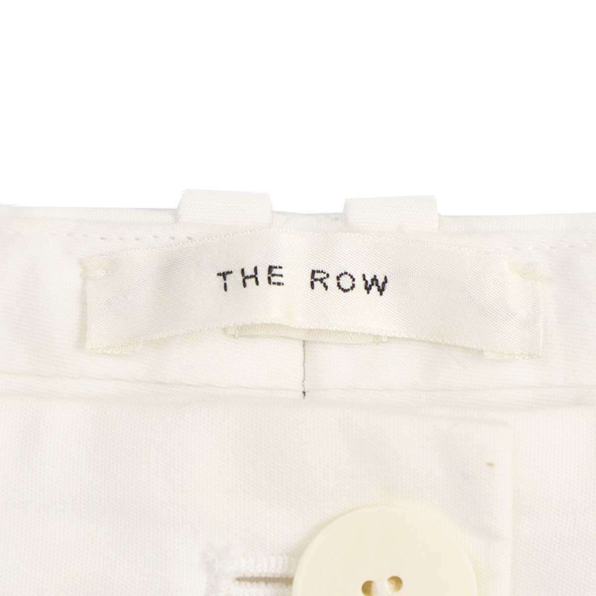 THE ROW ザ ロウ 2タック コットンワイドトラウザーパンツ AO101  