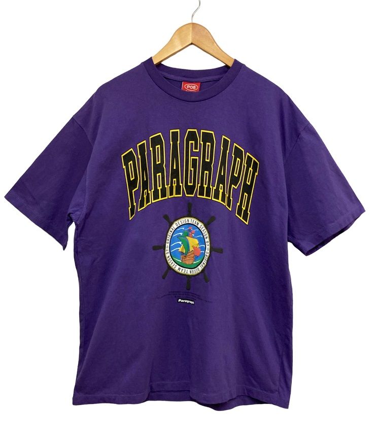 Paragraph パラグラフ 発砲プリント Tシャツ 中古4