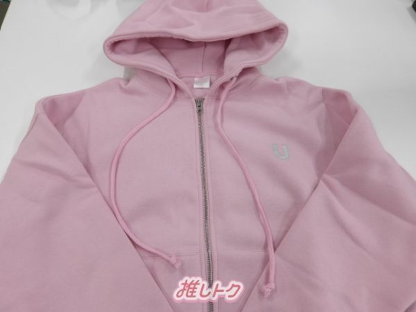 人気定番の NiziU パーカー ピンク Mサイズ オーバーサイズパーカー/PINK アイドル