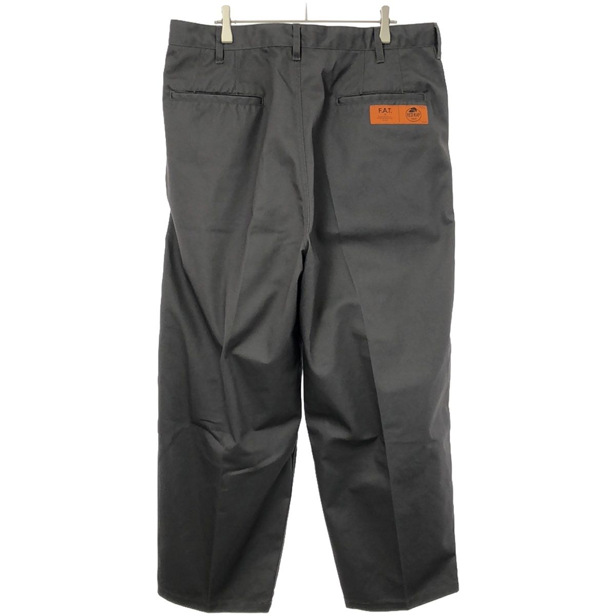 FAT エフエイティーBIGKAP REDKAP ブラックワークパンツ