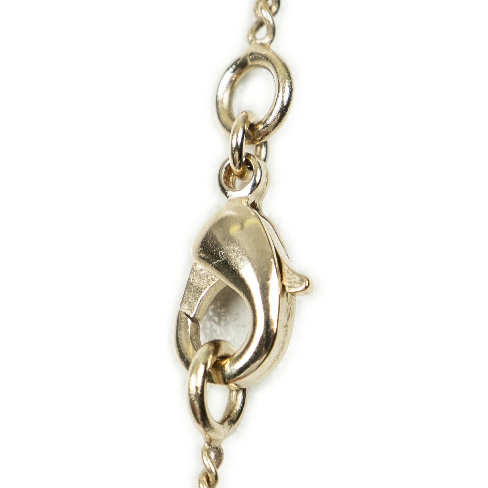 シャネルCCカメリアエナメルペンダントネックレスブラック|ゴールド金メッキA